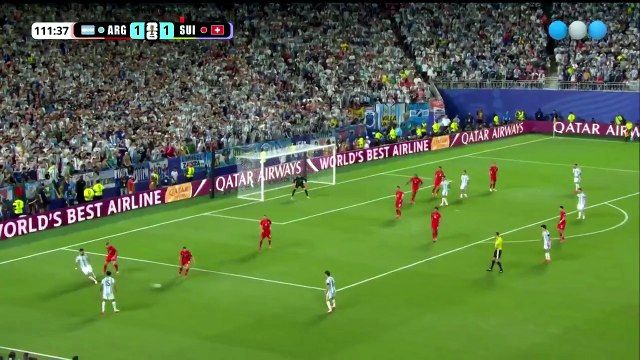 Gol de Julián Álvarez: Argentina 2- Suiza 1