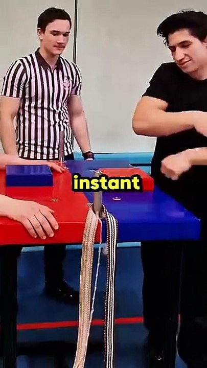 A cocky guy underestimated a woman in an arm wrestling match until he found...