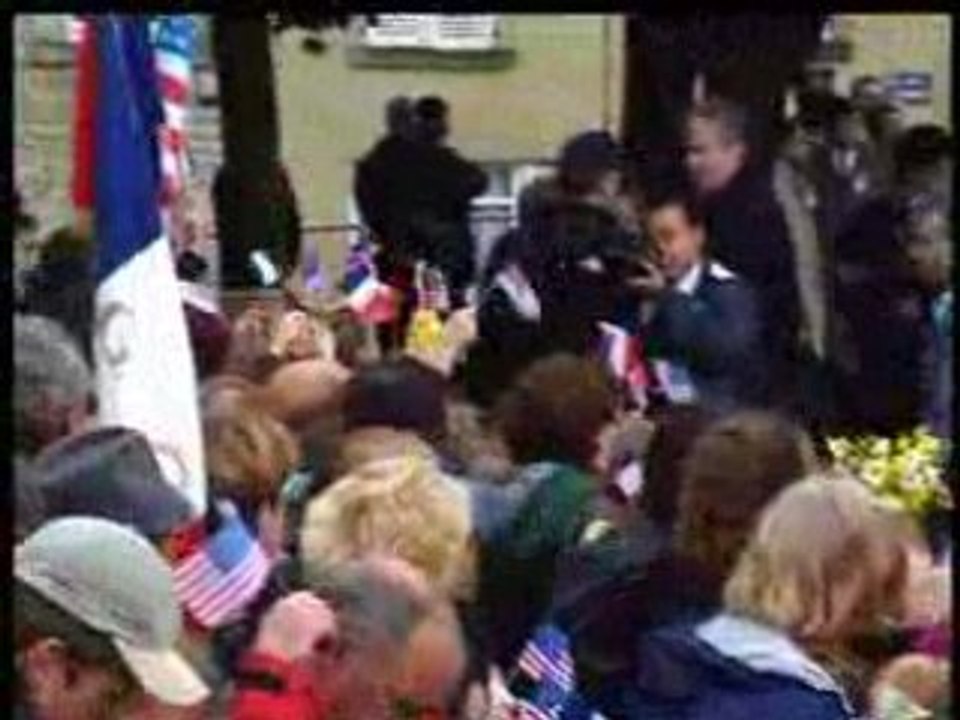 Georges Bush en France juin 2002