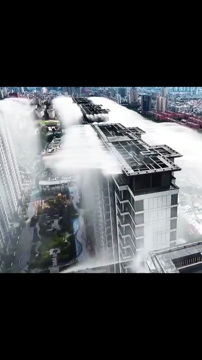 Buildings In Shanxi, China 山西 Use ''Mist System'' To Drop Temperatures 5-8 ℃ In Minutes
