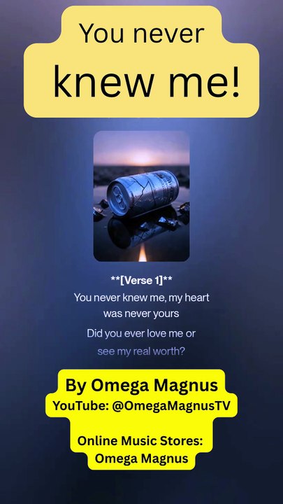 You Never Knew Me | Christian Song About Healing & Redemption