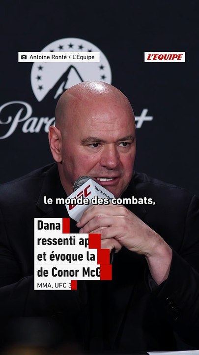 Dana White après le retour raté de Conor McGreg...