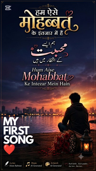 Hum Aise Mohabbat Ke Intezar Mein Hain | Heart touching song | Lyrics Imran Rahman | Zest Music | Full song link in description