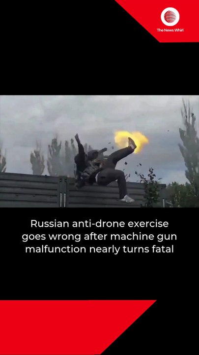 Russian anti-drone exercise goes wrong