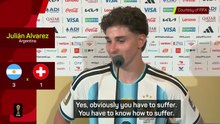 Argentina know how to suffer - Alvarez