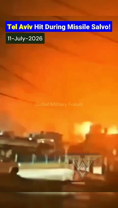 Iranian Missiles Strike Near Tel Aviv