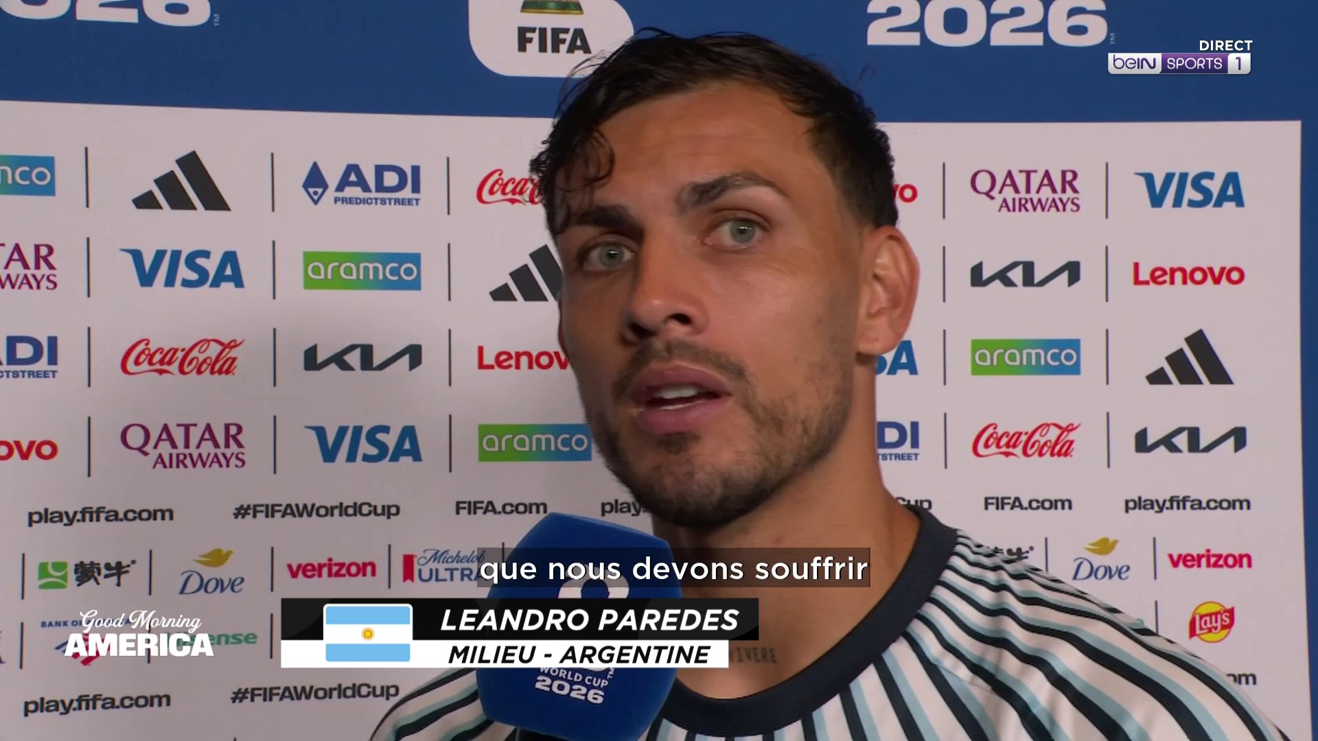 Coupe du Monde 2026 - Paredes : "Nous devons souvent souffrir"