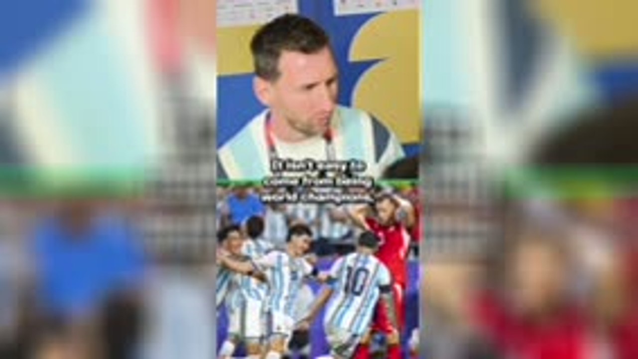 Argentina doing things that ‘aren’t normal’ – Messi