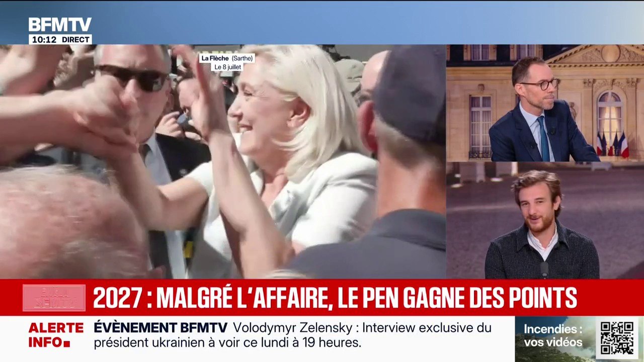 Présidentielle 2027: "Le changement se fera de la main des électeurs eux-mêmes", réagit Andréa Kotarac, porte-parole du RN, au sondage Elabe donnant Marine Le Pen en tête