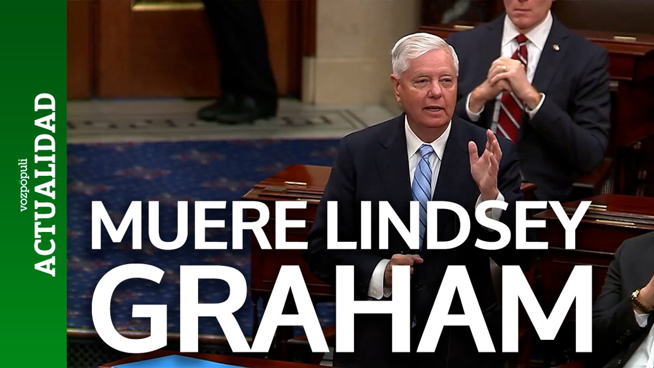 Muere LINDSEY GRAHAM a los 71 años, uno de los grandes aliados de Trump