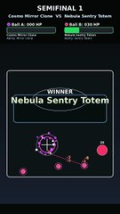Nebula Sentry Totem vs Aurora Thunder Spear | Marble Race Physics Simulation Tournament | Arc Arena Cut