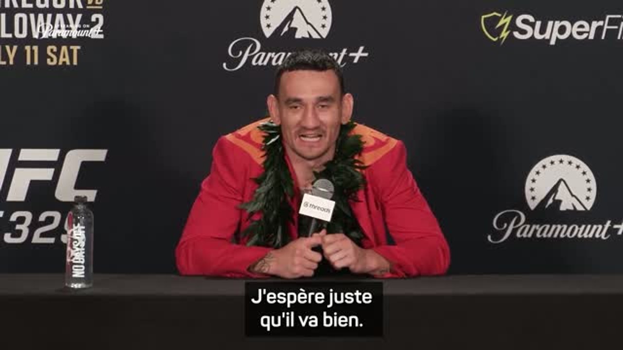 UFC 329 - Holloway raconte l’arrêt du match contre McGregor et lui souhaite un prompt rétablissement