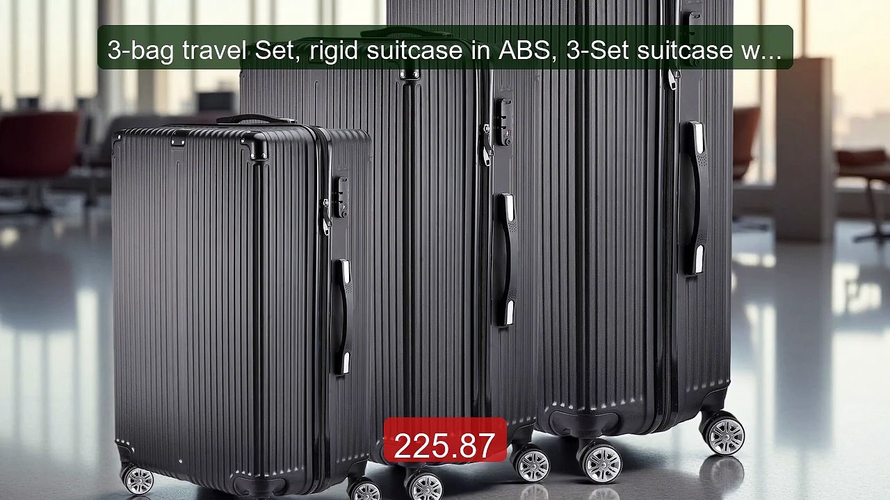 3-bag travel Set, rigid suitcase in ABS, 3-Set suitcase with ... -- Amazing Value 2026 | Must Have!