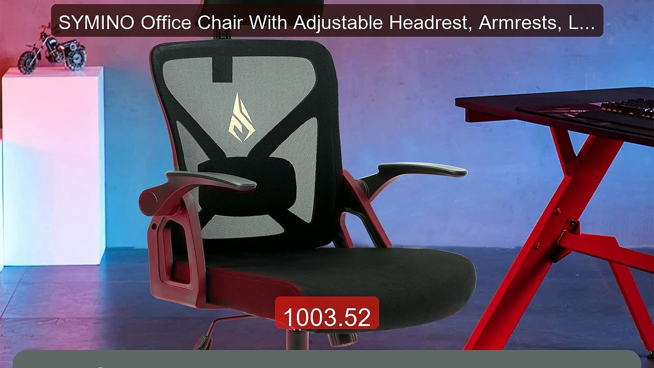 SYMINO Office Chair With Adjustable Headrest, Armrests, Lumbar... -- Hot Deal 2026 | Limited Offer!