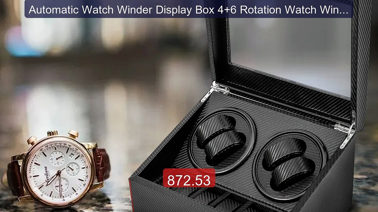 Automatic Watch Winder Display Box 4+6 Rotation Watch Winder ... -- Amazing Value 2026 | Must Have!