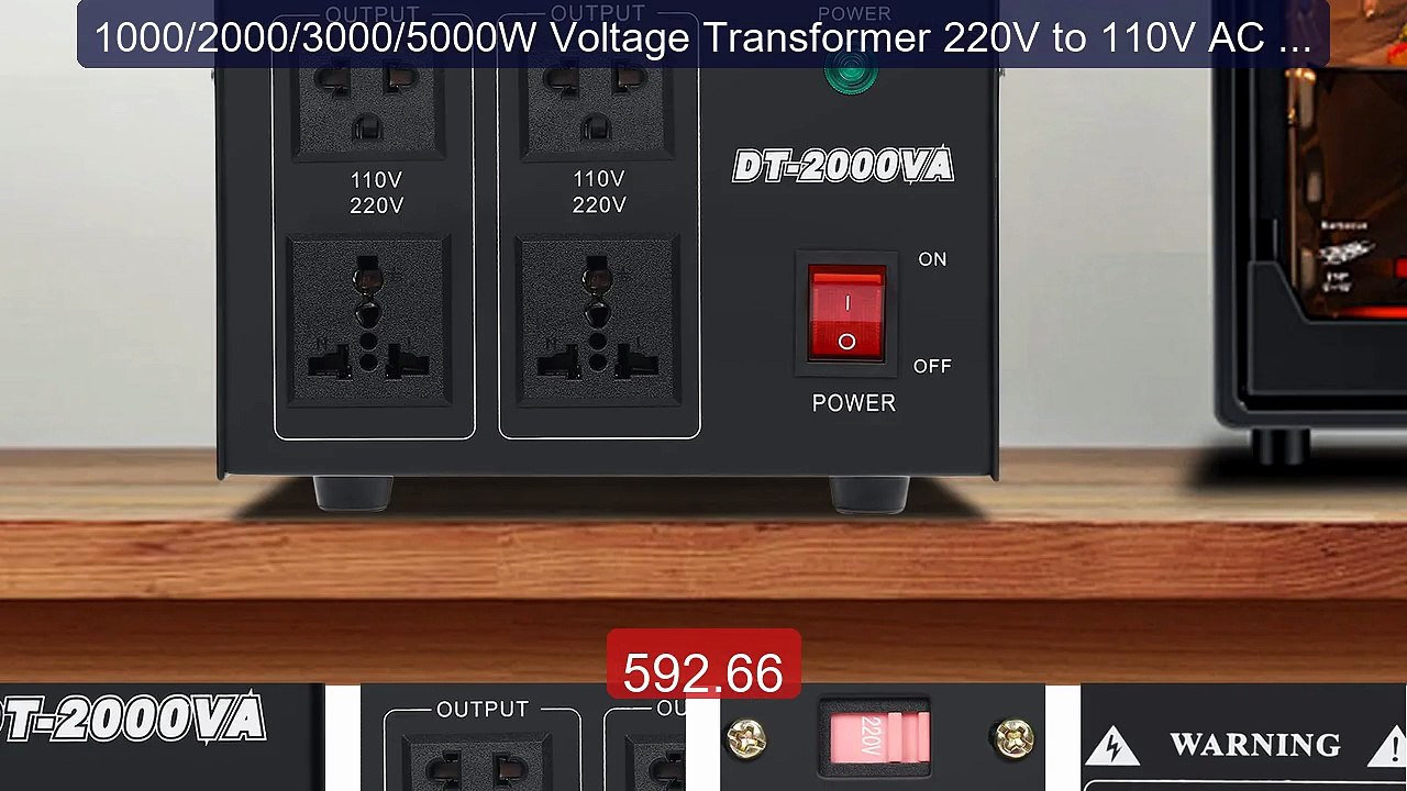 1000/2000/3000/5000W Voltage Transformer 220V to 110V AC Volta... -- Hot Deal 2026 | Limited Offer!