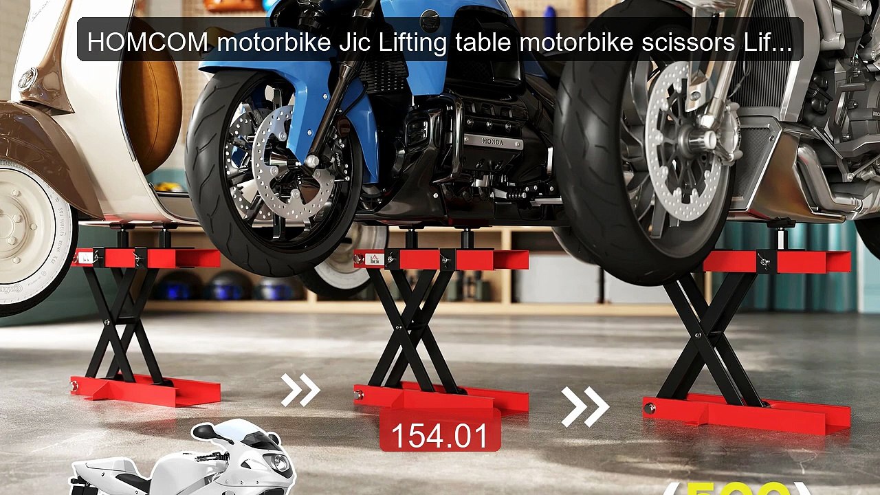 HOMCOM motorbike Jic Lifting table motorbike scissors Lifting... -- Amazing Value 2026 | Must Have!