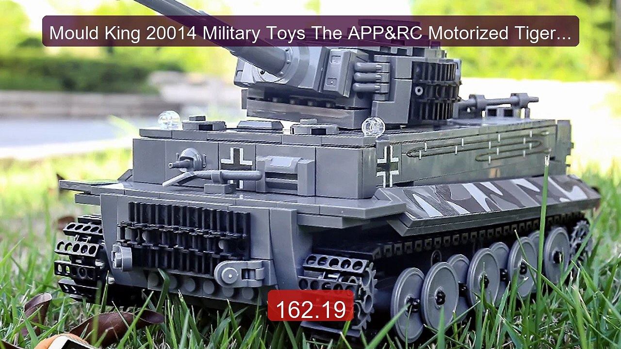 Mould King 20014 Military Toys The APP&RC Motorized Tiger Tank... -- Best Buy 2026 | Great Quality!