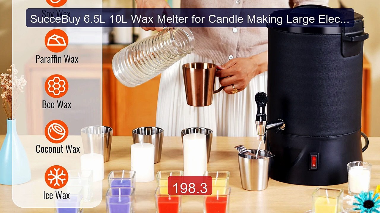 SucceBuy 6.5L 10L Wax Melter for Candle Making Large Electric Wax M... -- Top Rated 2026 | Buy Now!