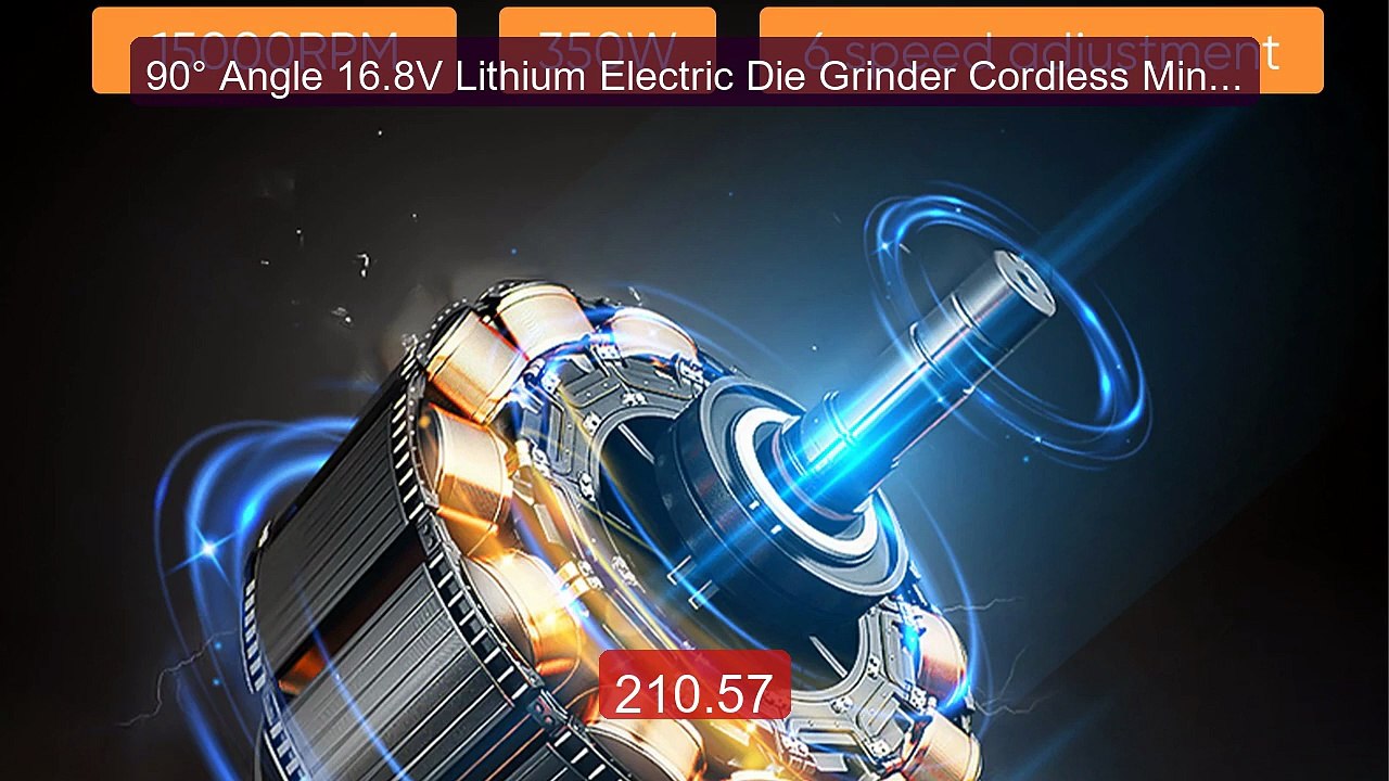 90° Angle 16.8V Lithium Electric Die Grinder Cordless Mini ... -- Top Pick 2026 | Unbeatable Price!