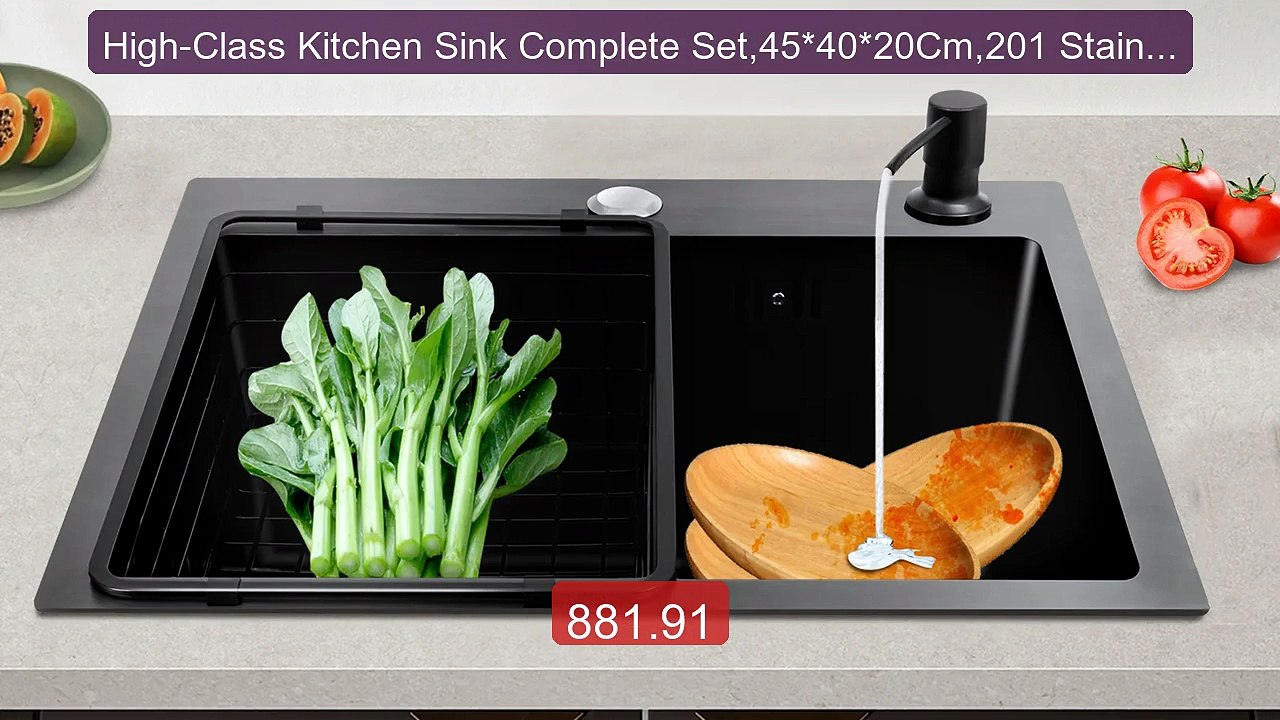 High-Class Kitchen Sink Complete Set,45*40*20Cm,201 Stainless Steel... -- Top Rated 2026 | Buy Now!