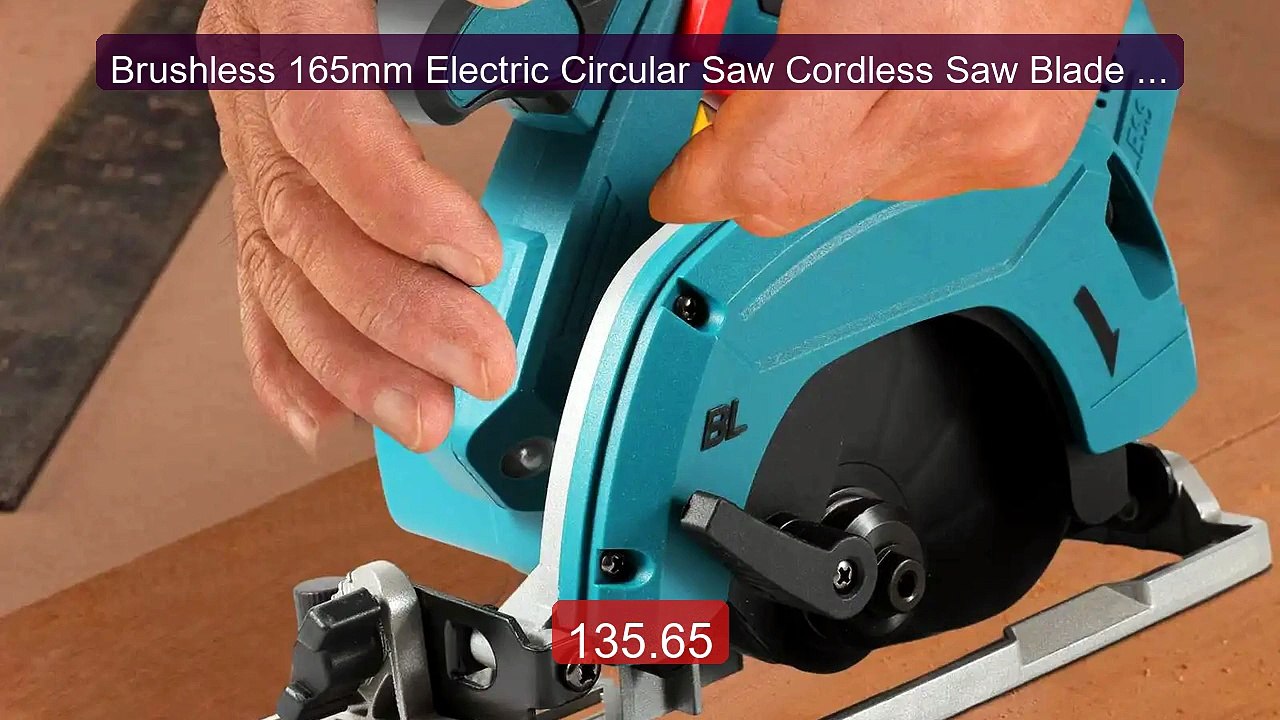 Brushless 165mm Electric Circular Saw Cordless Saw Blade Adju... -- Amazing Value 2026 | Must Have!