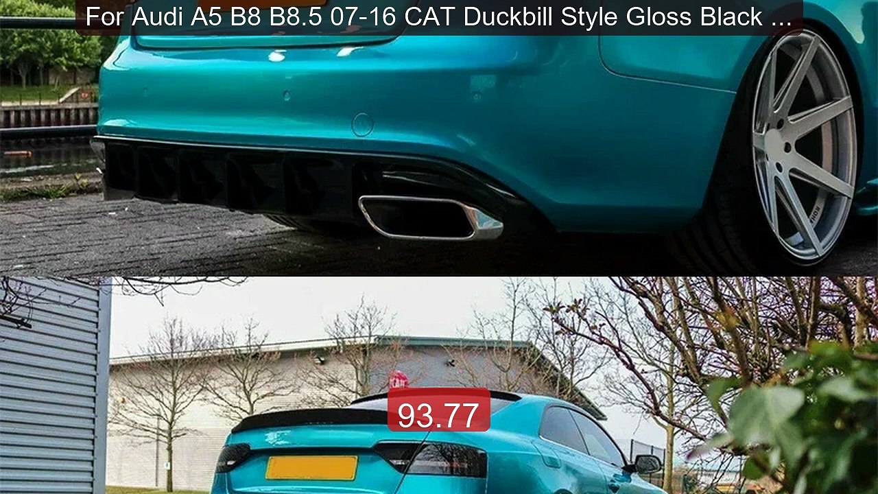 For Audi A5 B8 B8.5 07-16 CAT Duckbill Style Gloss Black Rear Trunk... -- Top Rated 2026 | Buy Now!