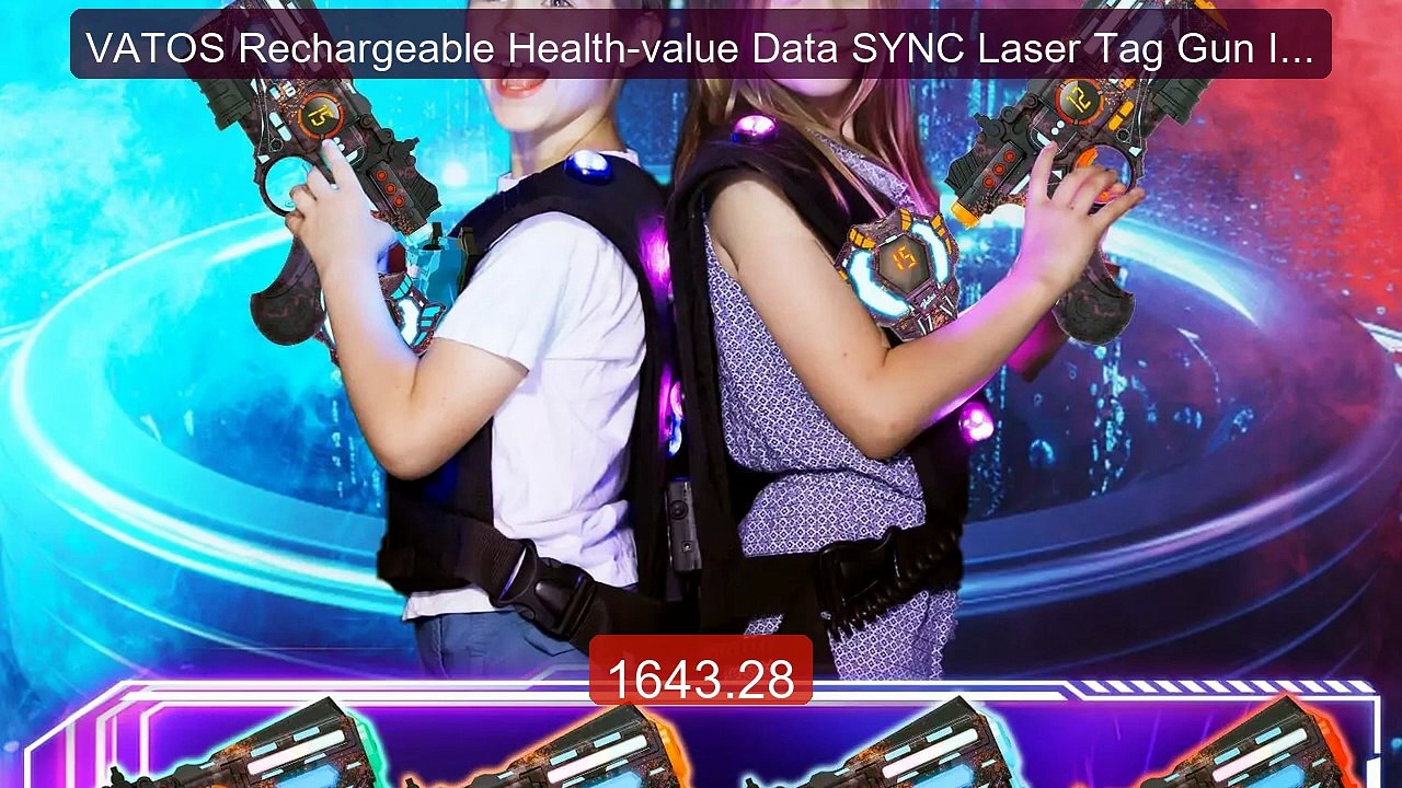 VATOS Rechargeable Health-value Data SYNC Laser Tag Gun Infra... -- Amazing Value 2026 | Must Have!