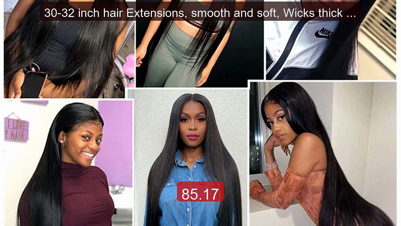 30-32 inch hair Extensions, smooth and soft, Wicks thick human... -- Best Buy 2026 | Great Quality!