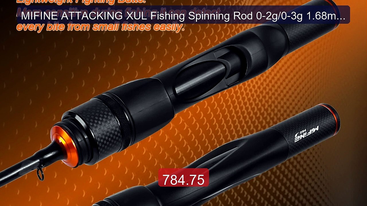 MIFINE ATTACKING XUL Fishing Spinning Rod 0-2g/0-3g 1.68m/1.80... -- Hot Deal 2026 | Limited Offer!