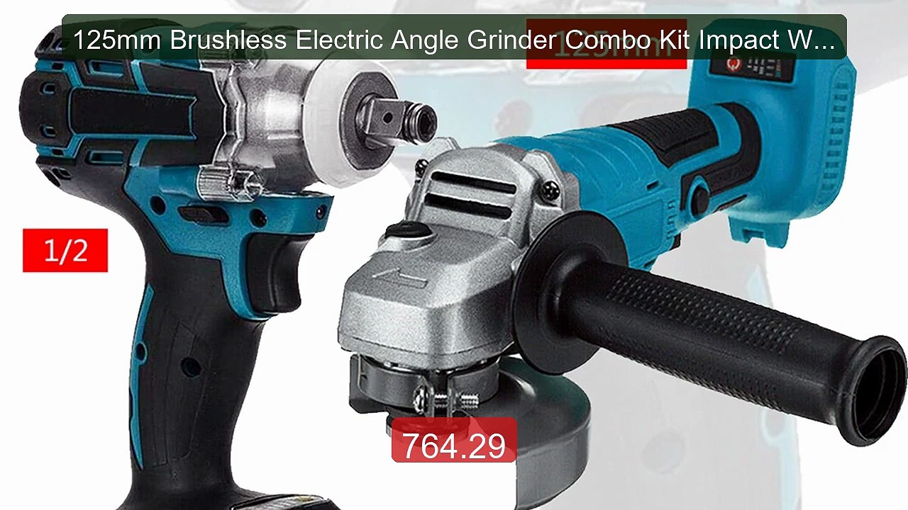 125mm Brushless Electric Angle Grinder Combo Kit Impact Wrench... -- Hot Deal 2026 | Limited Offer!