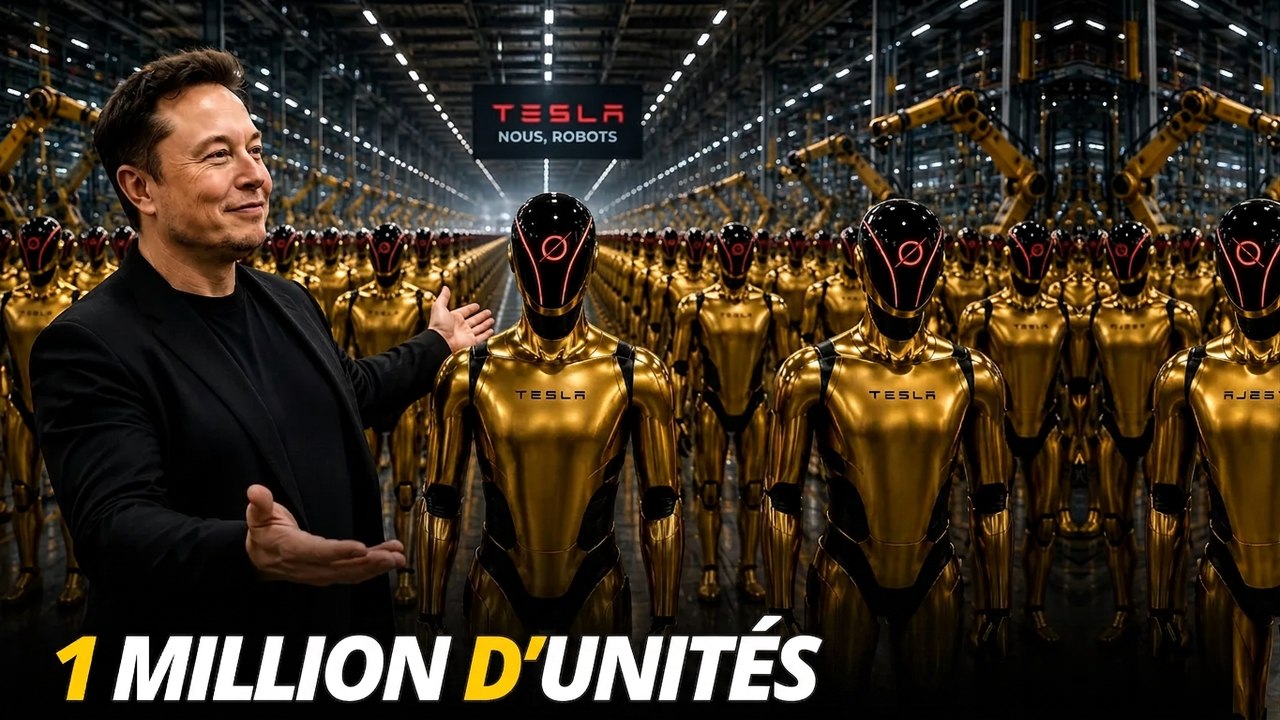 Elon Musk surprend le monde et annonce la production d'un million de robots Optimus GEN 3