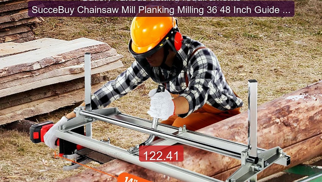 SucceBuy Chainsaw Mill Planking Milling 36 48 Inch Guide Bar Wood L... -- Top Rated 2026 | Buy Now!
