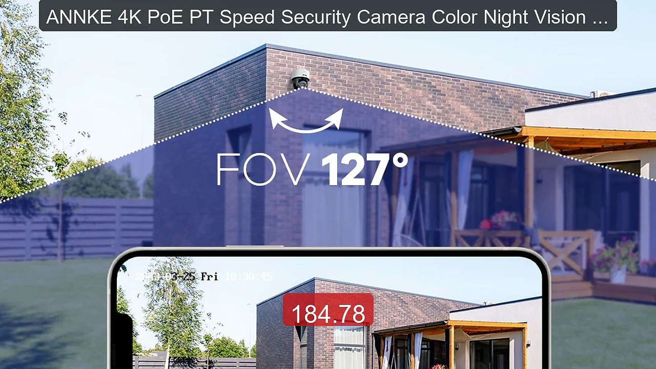 ANNKE 4K PoE PT Speed Security Camera Color Night Vision Mo... -- Top Pick 2026 | Unbeatable Price!