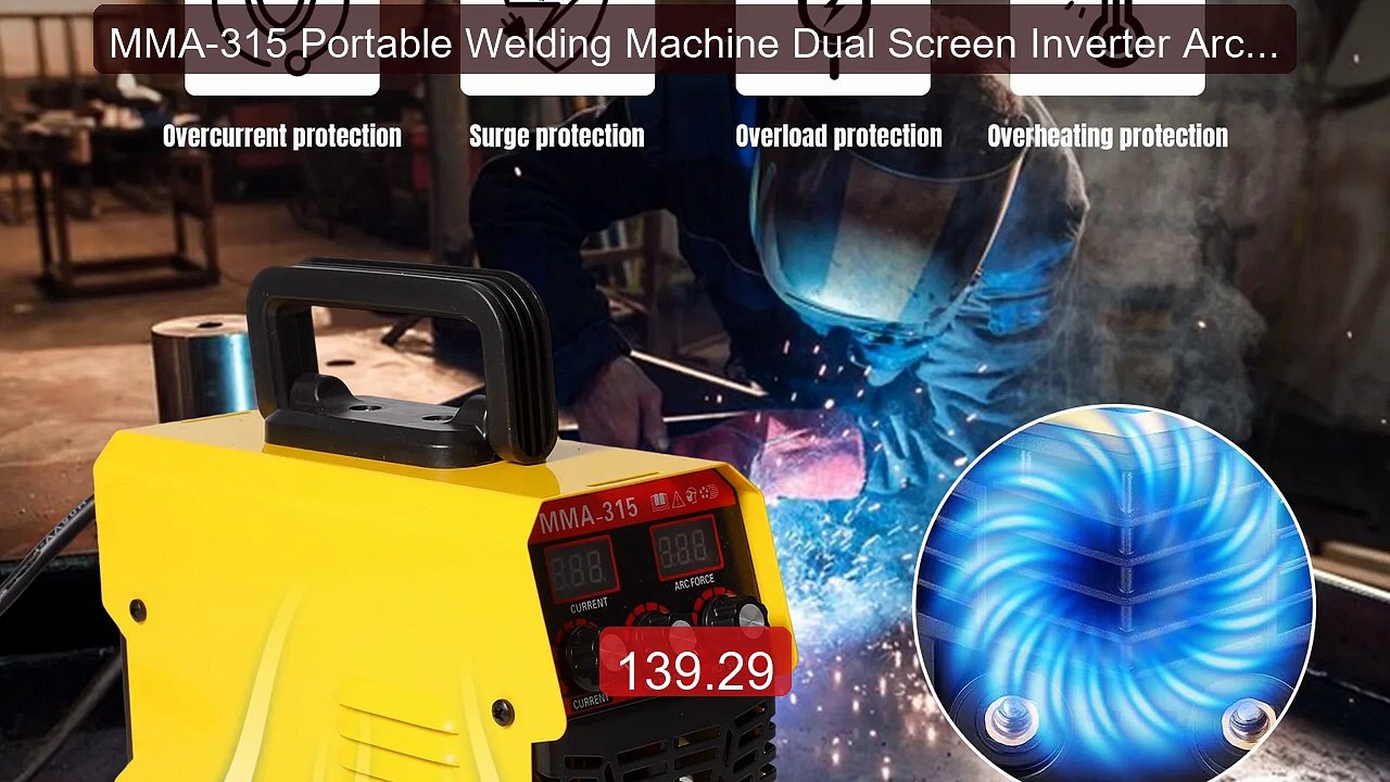 MMA-315 Portable Welding Machine Dual Screen Inverter Arc Elec... -- Hot Deal 2026 | Limited Offer!
