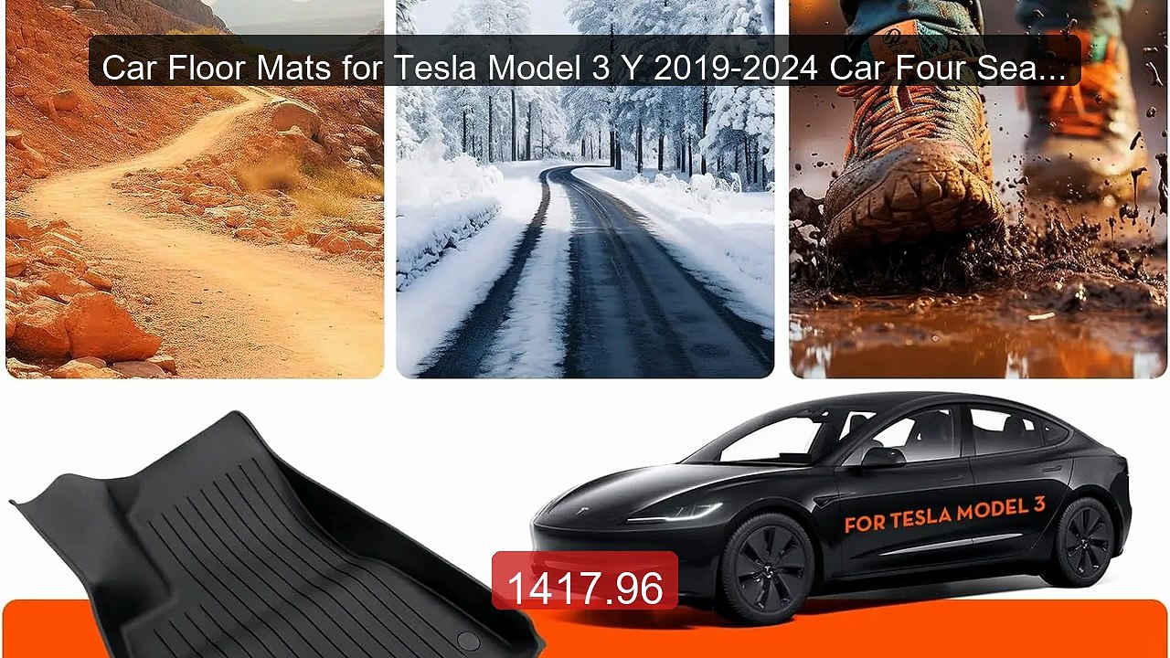 Car Floor Mats for Tesla Model 3 Y 2019-2024 Car Four Seasons ... -- Hot Deal 2026 | Limited Offer!