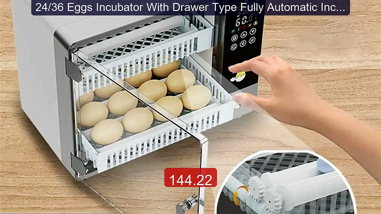 24/36 Eggs Incubator With Drawer Type Fully Automatic Incubator Tur... -- Top Rated 2026 | Buy Now!