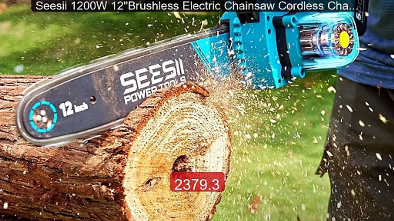 Seesii 1200W 12''Brushless Electric Chainsaw Cordless Chain Saw Ga... -- Best Deal 2026 | Shop Now!