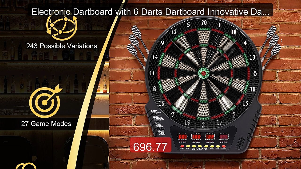 Electronic Dartboard with 6 Darts Dartboard Innovative Dart Machin... -- Best Deal 2026 | Shop Now!