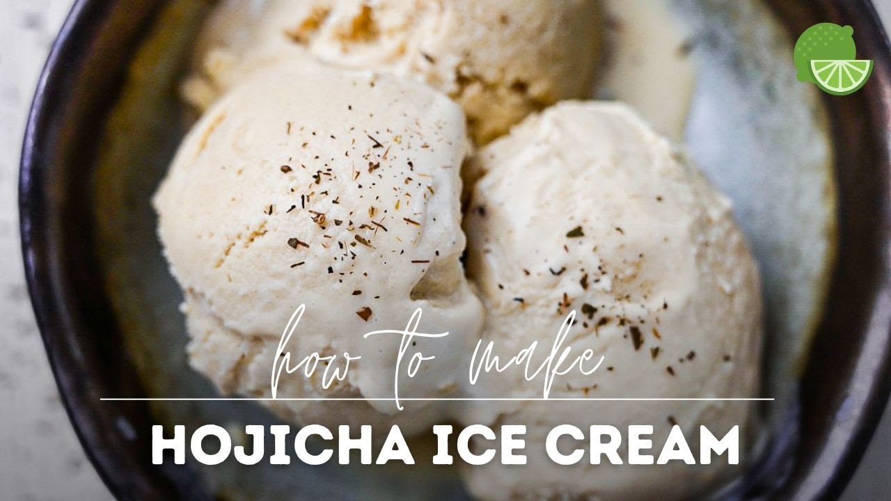 Hojicha Ice Cream Recipe (Roasted Green Tea Fla...