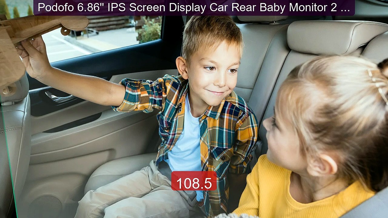 Podofo 6.86'' IPS Screen Display Car Rear Baby Monitor 2 AHD ... -- Amazing Value 2026 | Must Have!