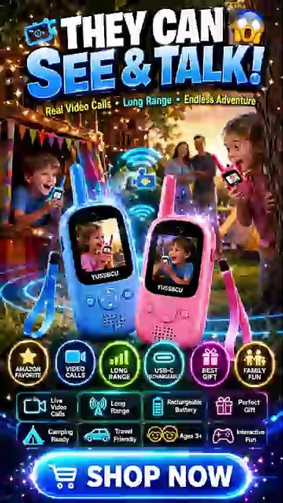 Kids Video Walkie Talkies Review | Rechargeable Video Call Walkie Talkies for Kids