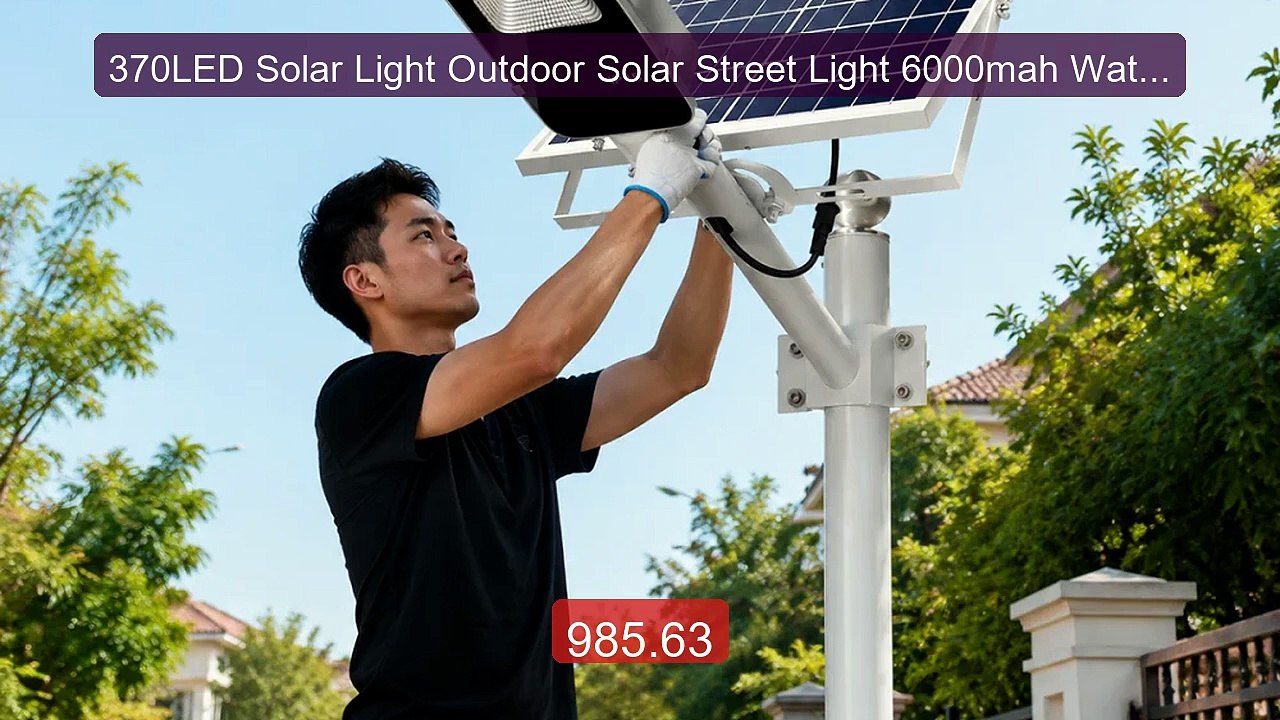 370LED Solar Light Outdoor Solar Street Light 6000mah Waterpro... -- Hot Deal 2026 | Limited Offer!
