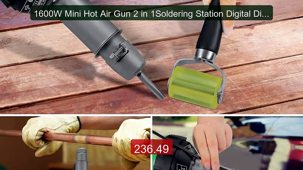 1600W Mini Hot Air Gun 2 in 1Soldering Station Digital Display... -- Best Buy 2026 | Great Quality!