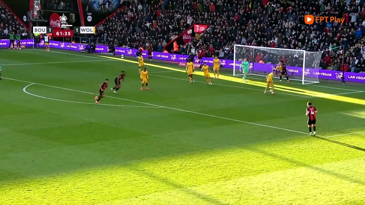 AFC Bournemouth 1-1 Wolverhampton Wanderers (Pen 5-4) - Goals and Highlights (1/3/2025) | Truyền Hình FPT Play