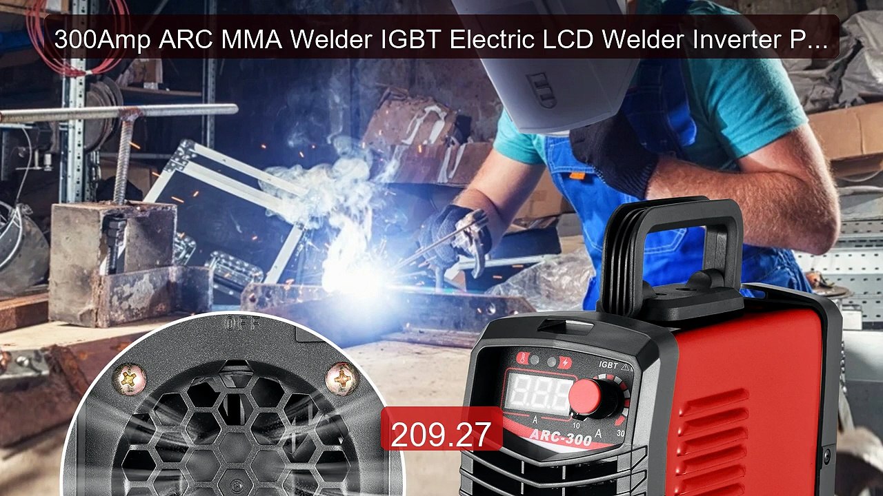 300Amp ARC MMA Welder IGBT Electric LCD Welder Inverter Portable W... -- Best Deal 2026 | Shop Now!