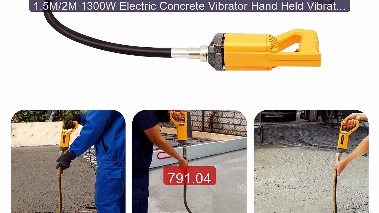 1.5M/2M 1300W Electric Concrete Vibrator Hand Held Vibrating ... -- Amazing Value 2026 | Must Have!