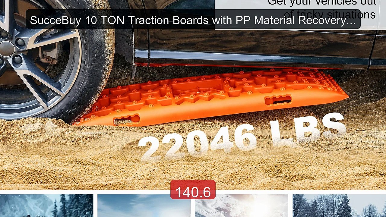 SucceBuy 10 TON Traction Boards with PP Material Recovery Boards f... -- Best Deal 2026 | Shop Now!