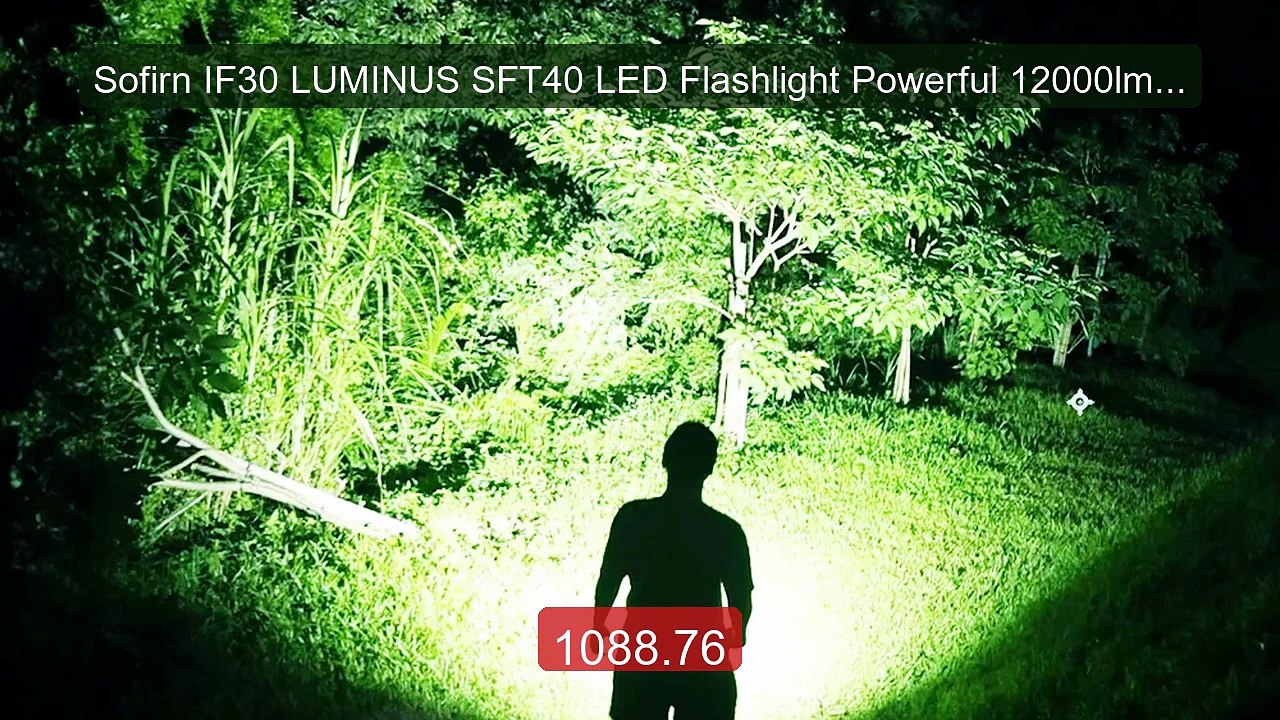 Sofirn IF30 LUMINUS SFT40 LED Flashlight Powerful 12000lm 3265... -- Best Buy 2026 | Great Quality!