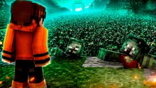 Sobreviví 100 días en el apocalipsis zombi de Minecraft en el mod Cursed Walking